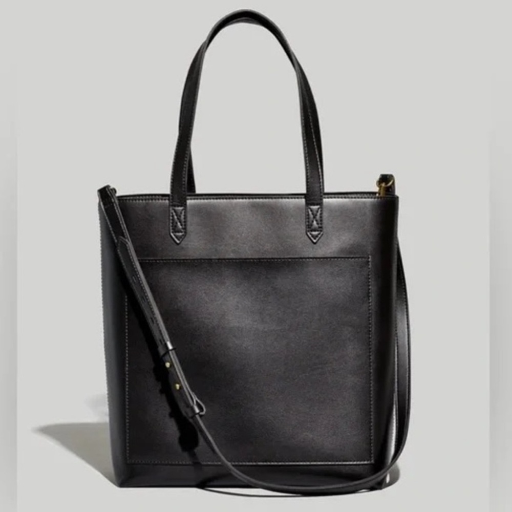 Madewell Medium Transport Faux Leather Tote Cactus Edition